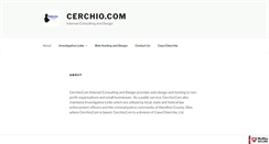 Desktop Screenshot of cerchio.com