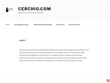 Tablet Screenshot of cerchio.com